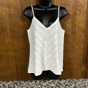 White Chevron Pattern Camisole